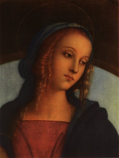 Madonna van Pietro Perugino (1446-1523) door Pietro Perugino